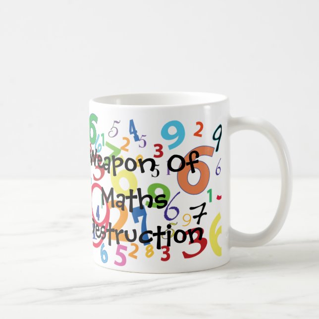 De Café Arma da caneca da destruição dos Maths (Direita)