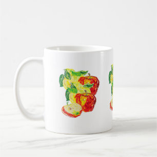 De Café .art Caneca : Peras & Maçãs