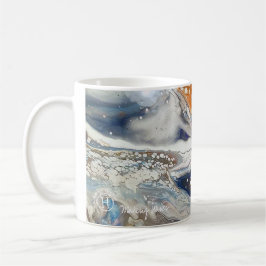 De Café Arte por Heather pintando caneca com logotipo e tí