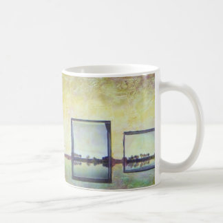 De Café Árvores ao longo da caneca do rio