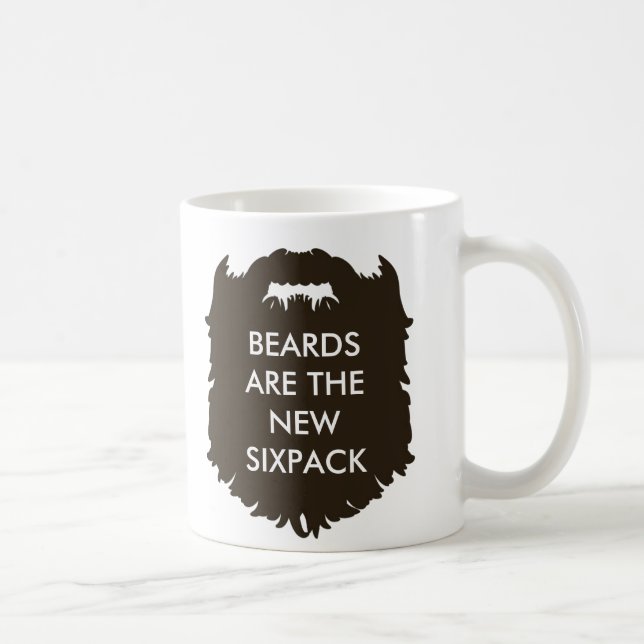 De Café as barbas são a caneca bestselling da barba do (Direita)