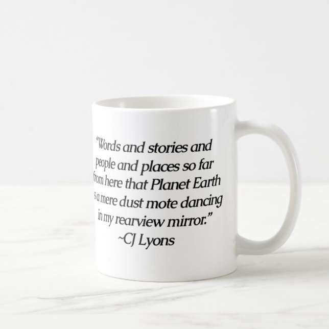 De Café As palavras transportam-nos… Caneca (Direita)