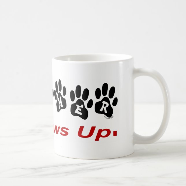 De Café As patas do Groomer 4 levantam a caneca (Direita)