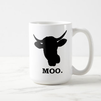 De Café As vacas vão MOO - caneca 15oz