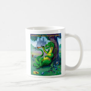 De Café Às vezes, o dragão ganha uma caneca verde