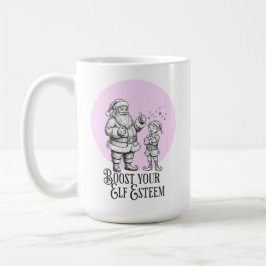 De Café Aumente a autoestima do seu elfo caneca engraçada