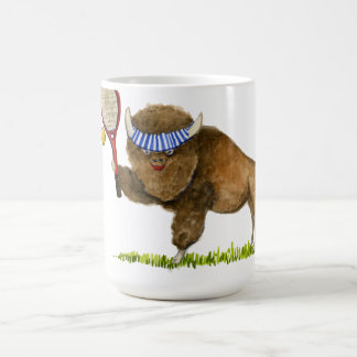 De Café Aumente uma caneca do búfalo da raquete