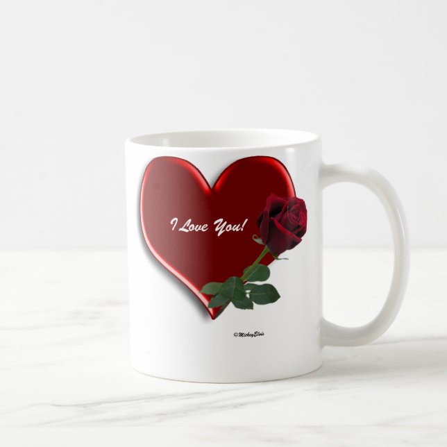 De Café Aumentou na caneca dos namorados dos corações (Direita)