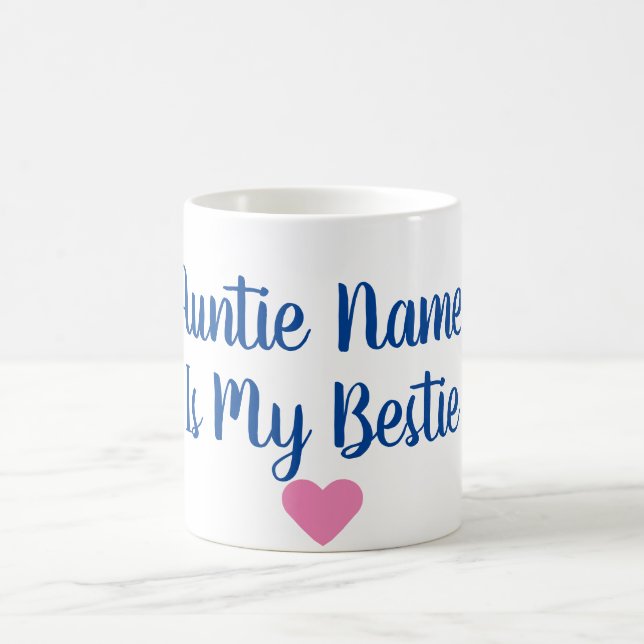 De Café Auntie feito sob encomenda Ser Meu Bestie Caneca (Centro)