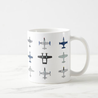 De Café Aviões da caneca da Guerra da Coreia