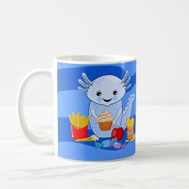 De Café Axolotl Snax'olotl, caneca engraçada (Esquerda)