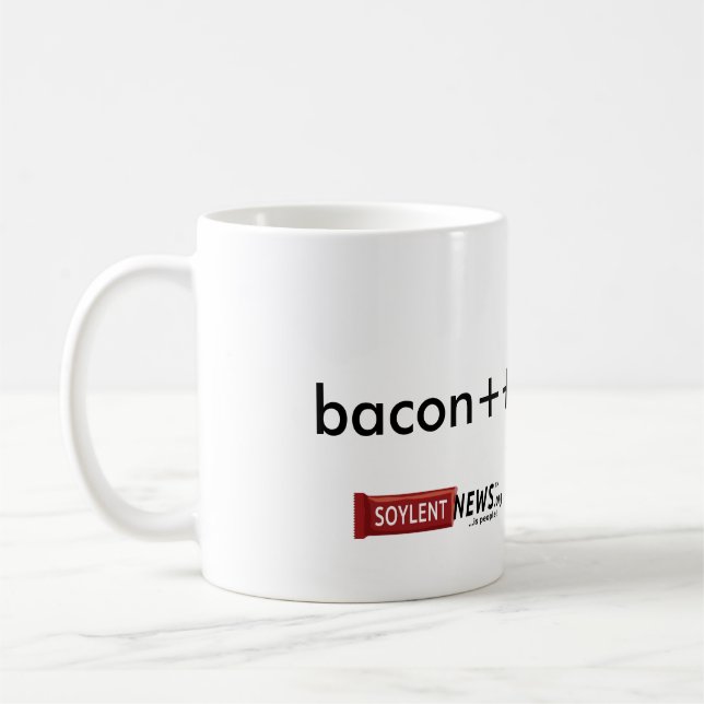 De Café Bacon++ Caneca (Esquerda)