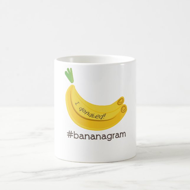 De Café #bananagram eu doei a caneca (Centro)