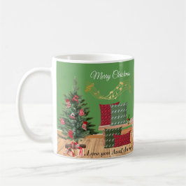 De Café Banco Aconchegante Caneca Feliz Natal