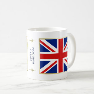 De Café Bandeira BRITÂNICA + Caneca do mapa