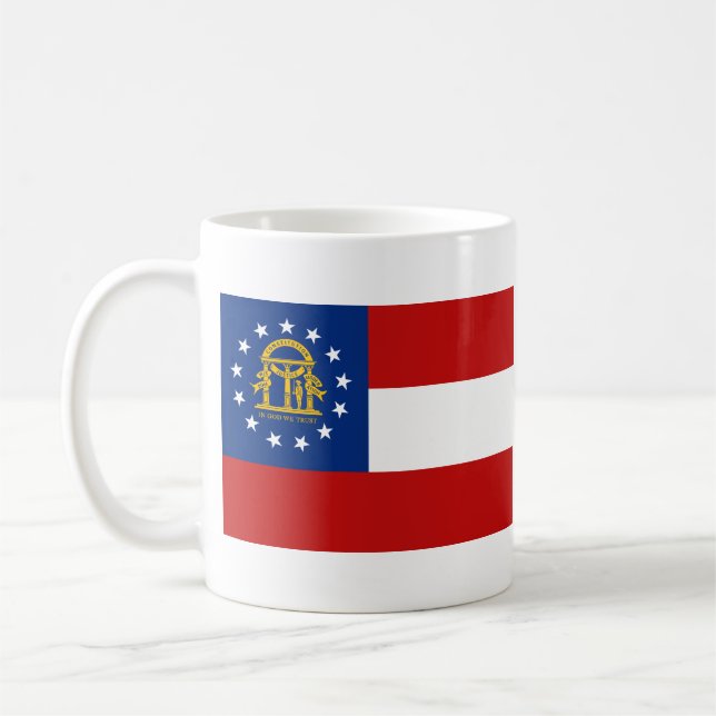 De Café Bandeira Georgian + Caneca do mapa (Esquerda)