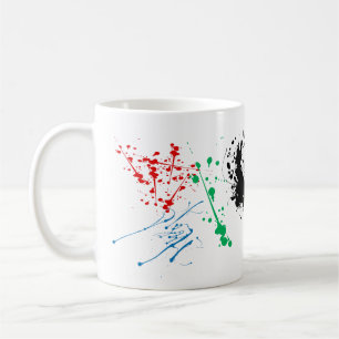 De Café Basta colocar uma pintura em uma caneca