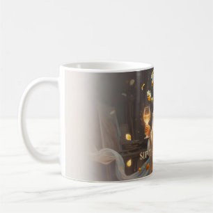 De Café Beba O Momento Caneca Cerâmica Deusa Cítrica