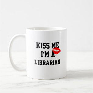 De Café Beija-Me Sou Uma Caneca Bibliotecária