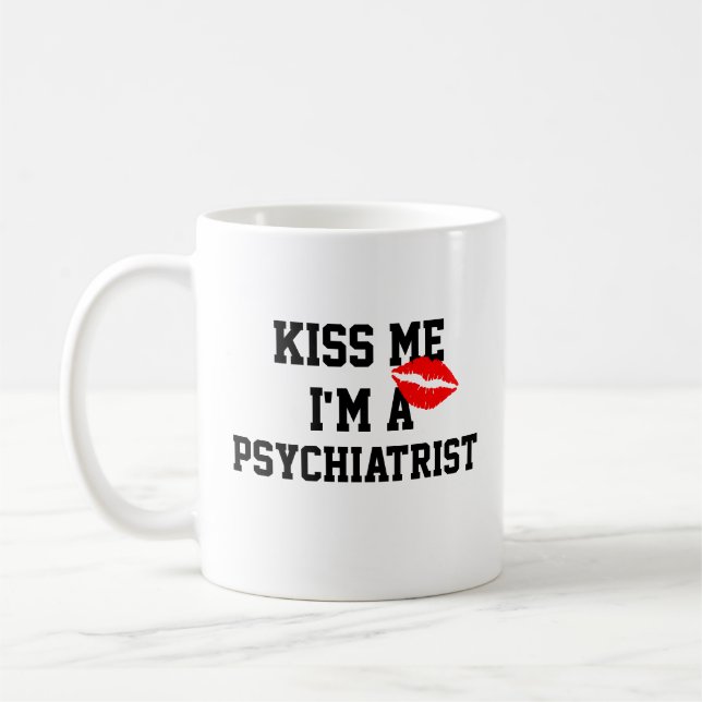 De Café Beija-Me Sou Uma Caneca Psiquiatra (Esquerda)