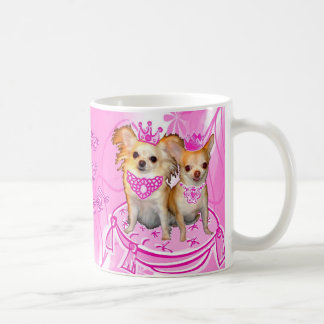 De Café Beije minhas princesas Caneca da chihuahua da