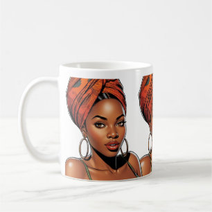 De Café Bela caneca negra