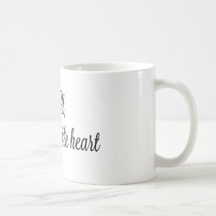 De Café Bem, abençoe sua pouca caneca do coração 11OZ