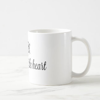 De Café Bem, abençoe sua pouca caneca do coração 11OZ