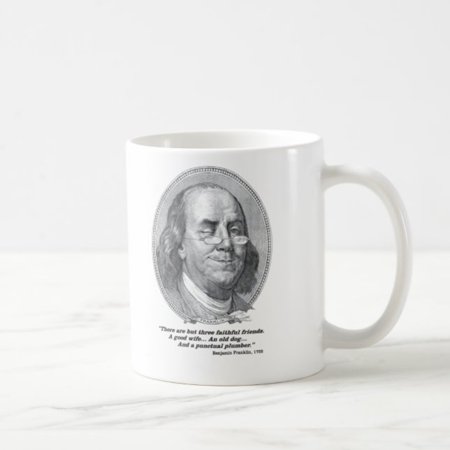 De Café Benjamin Franklin que sonda a caneca (Direita)