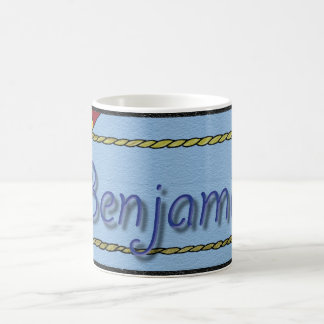 De Café Benjamin ostenta a caneca