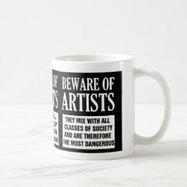 De Café Beware da caneca dos artistas