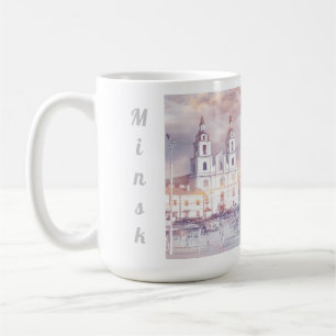 De Café Bielorrússia Minsk Arquitetura Pintura Caneca