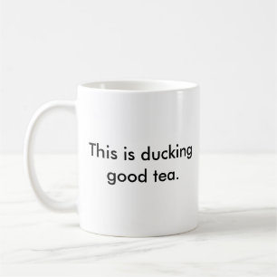 De Café Boa caneca Ducking do chá