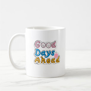De Café Boas Dias à Frente – Caneca Estética Minimalista