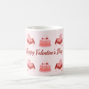 De Café Bolo Caneca Feliz Dia dos Namorados