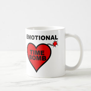 De Café Bomba Relógio Emocional Caneca Divertida ou Caneca