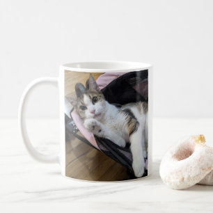 De Café Boneca Delicada em Carrinho Rosa-Clássico Caneca d