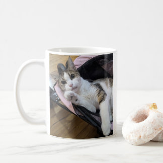 De Café Boneca Delicada em Carrinho Rosa-Clássico Caneca d