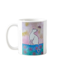 Bonito, caneca da arte da aguarela