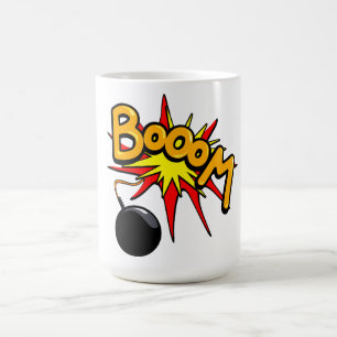 De Café Booom! Caneca engraçada
