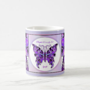De Café Borboleta Roxa 31 Caneca
