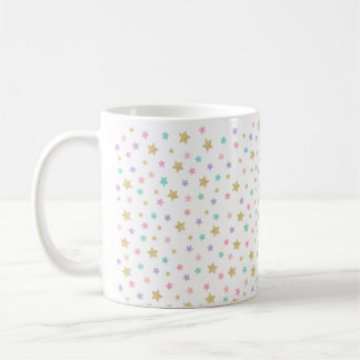 De Café Branco clássico da caneca das estrelas 11 onças