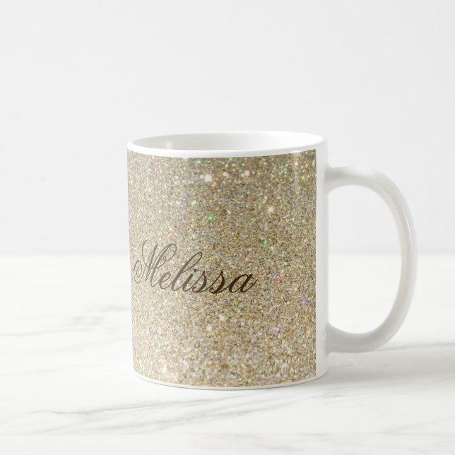De Café Brilho à moda caneca personalizada (Direita)