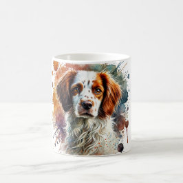 De Café 🐾 Brittany Spaniel Lovers, esta caneca é para voc
