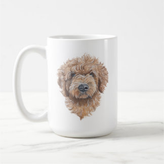 De Café Cachorro do ouro - Caneca clássica, 15 oz