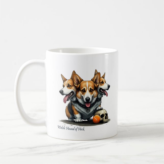 De Café Cachorro Galês do Inferno - Caneca (Esquerda)