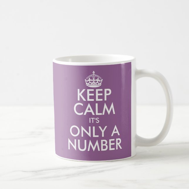 De Café Calma, é só uma caneca número 46º aniversário (Direita)
