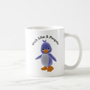 De Café Caminhada como uma caneca do pinguim