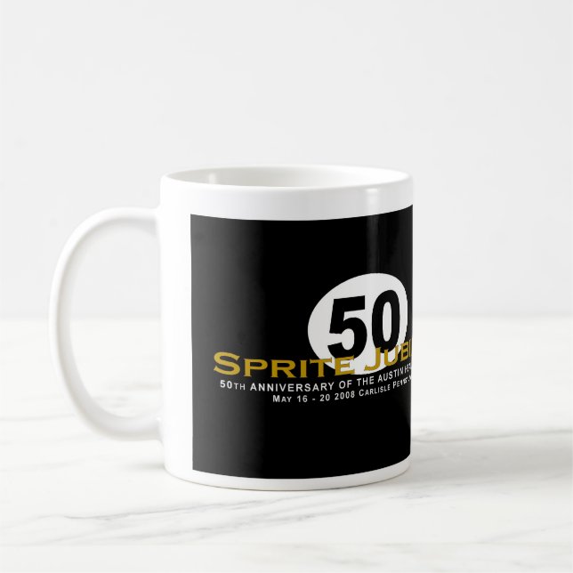 De Café Caneca 1 do aniversário do jubileu 50th do Sprite (Esquerda)