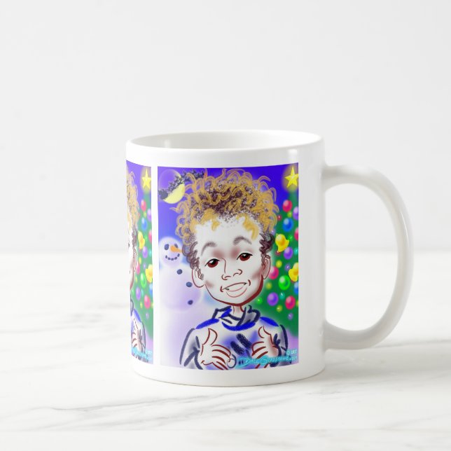De Café Caneca 2017b da caricatura do pai do Natal (Direita)